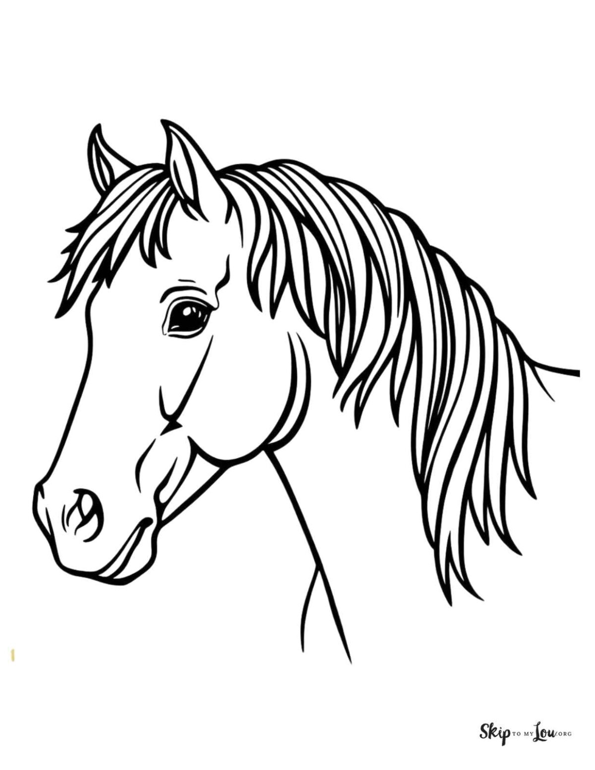 Horse Coloring Pages Free PDF Printables 