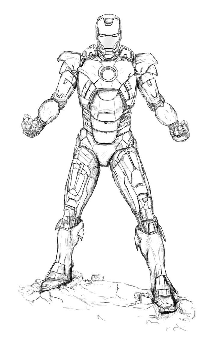 iron man coloring sheet