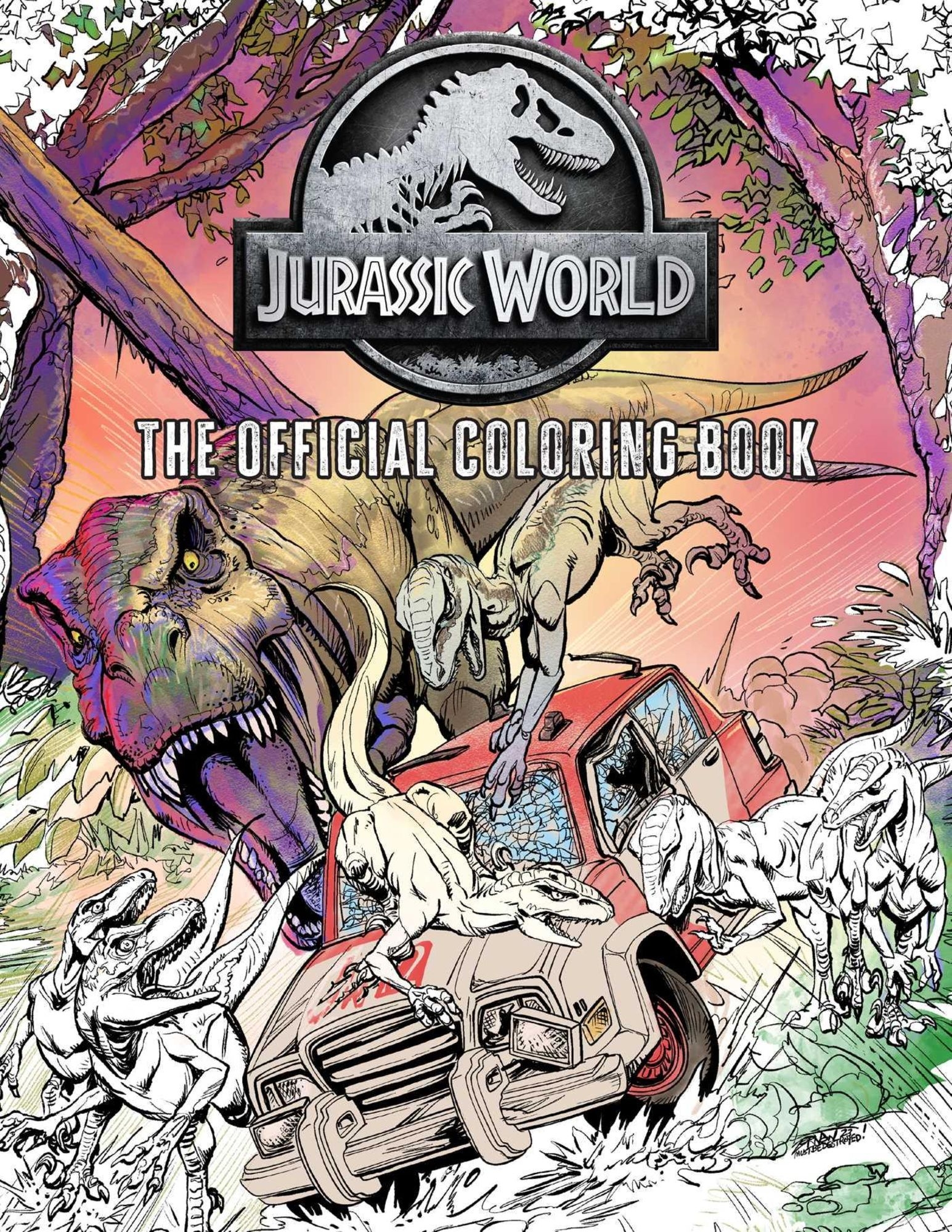jurassic park coloring pages