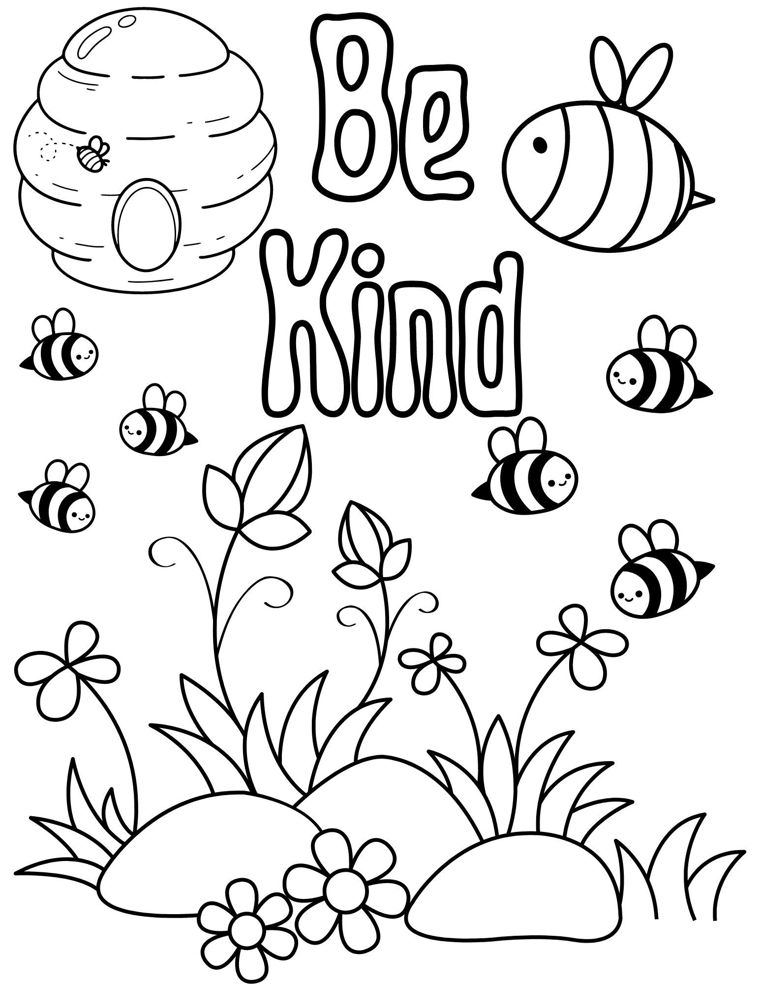 Kid s Kindness Coloring Pages 10 Pages Of Fun Educational Printable For Learning School Art Projects And Homeschool Activity Etsy UK