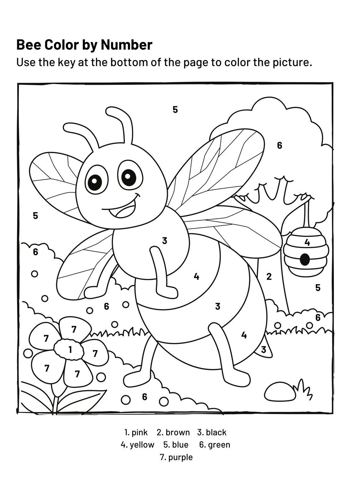 coloring sheet for kindergarten