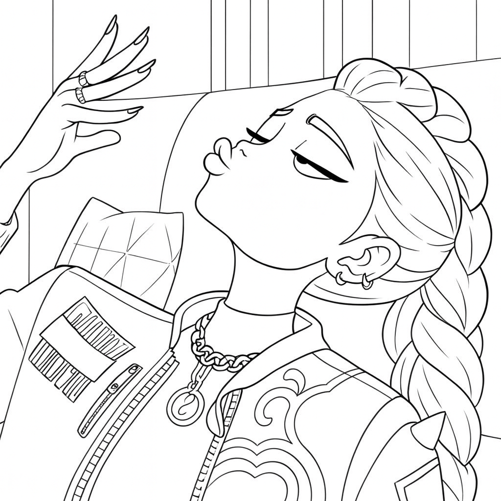 KPop Demon Hunters Coloring Pages YouLoveIt