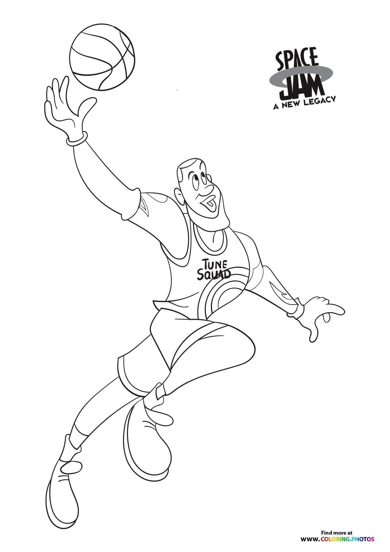 lebron james coloring pages
