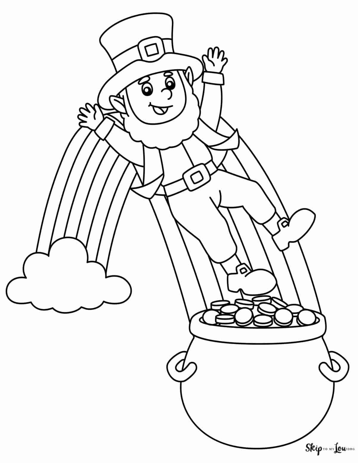 Leprechaun Coloring Pages Skip To My Lou