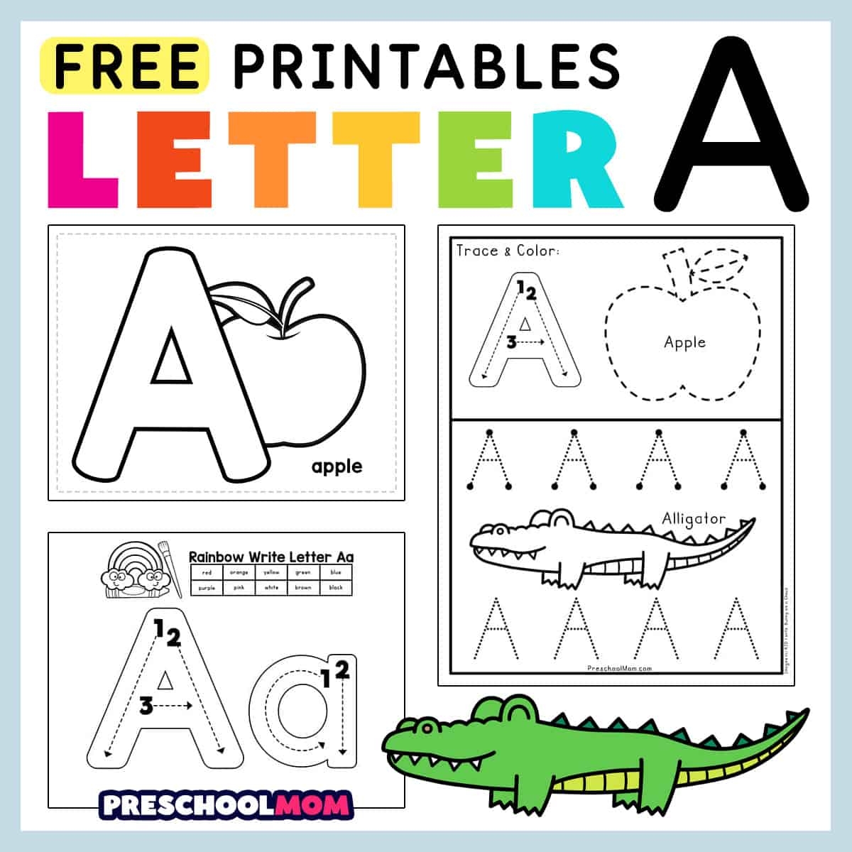 free printable abc worksheets