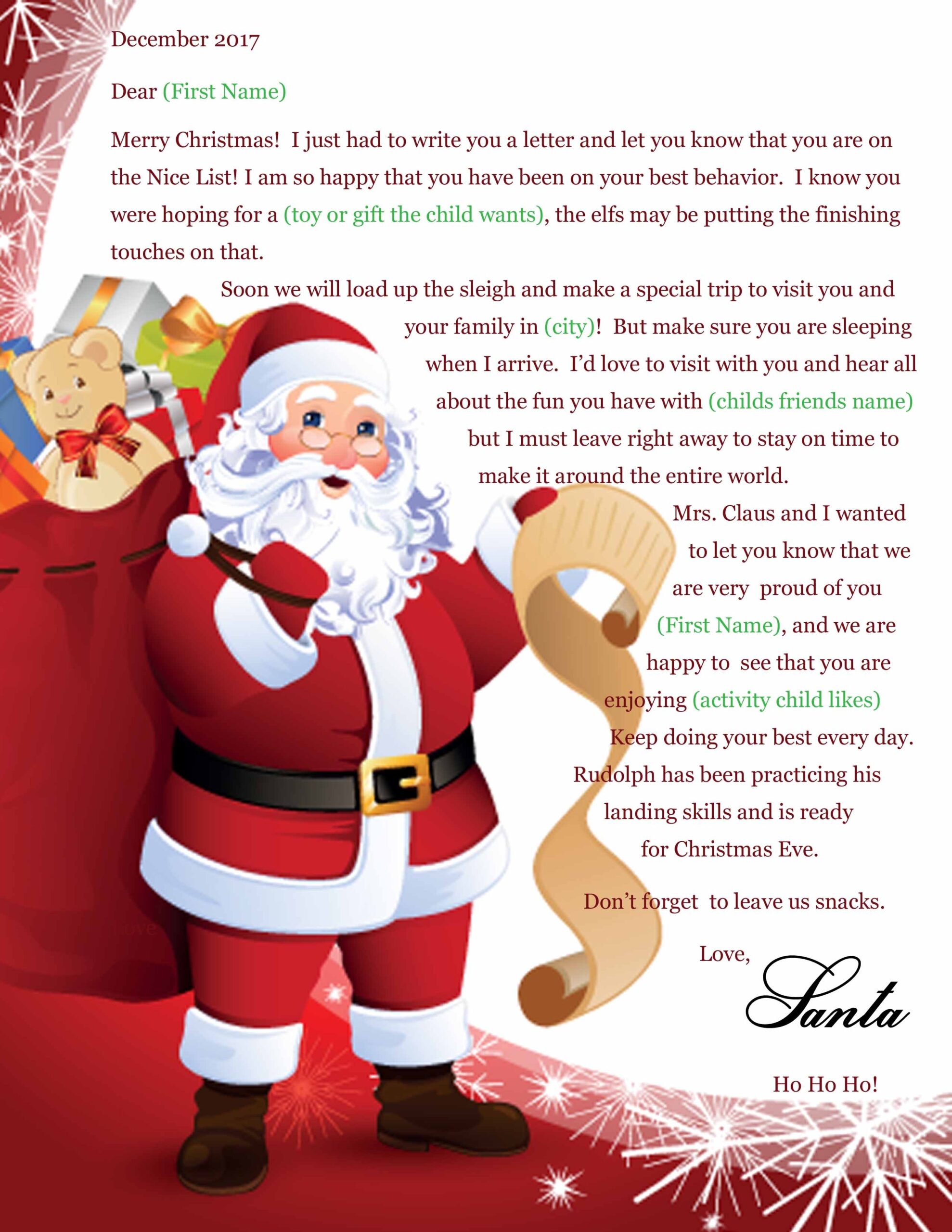 Letter From Santa
