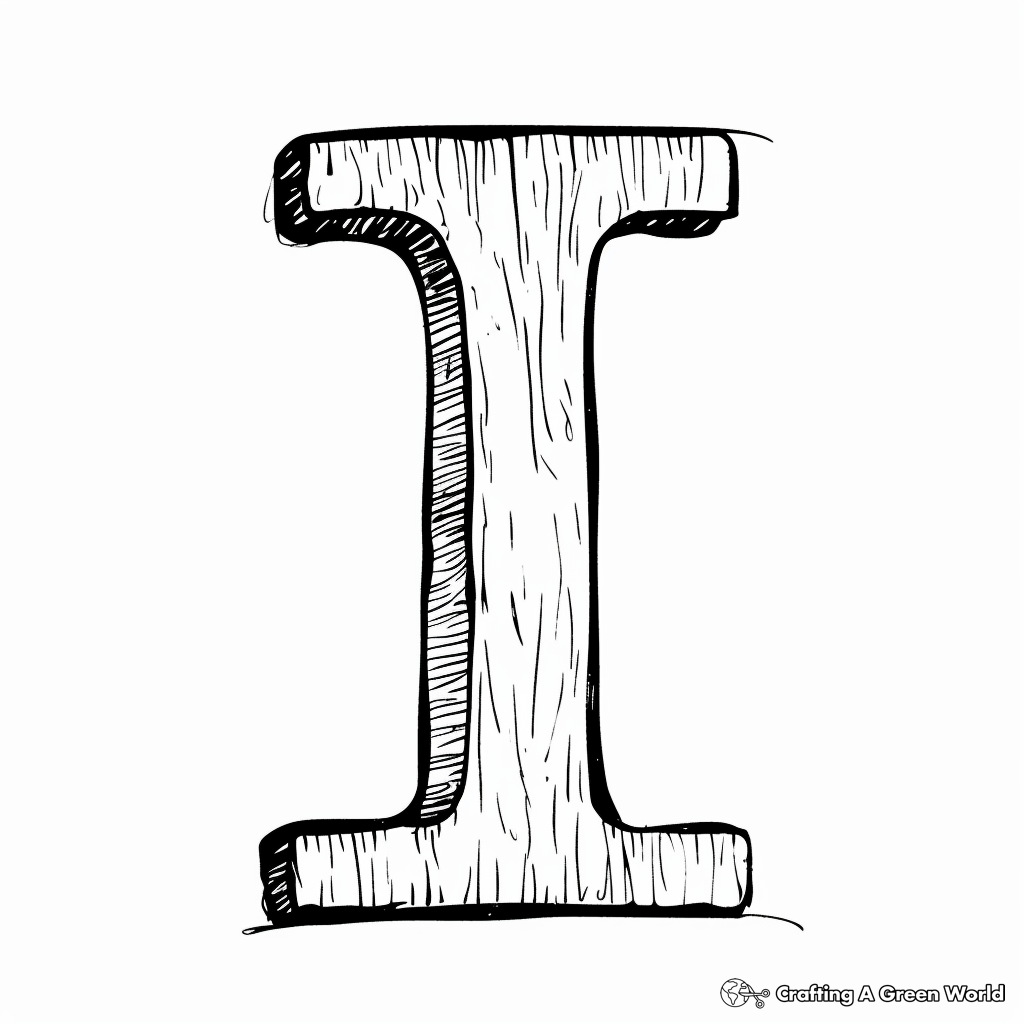 letter i coloring pages