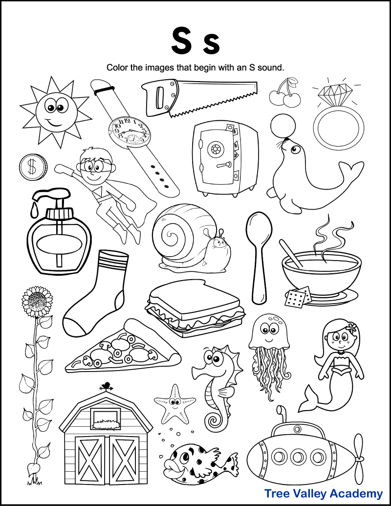 printable s worksheets