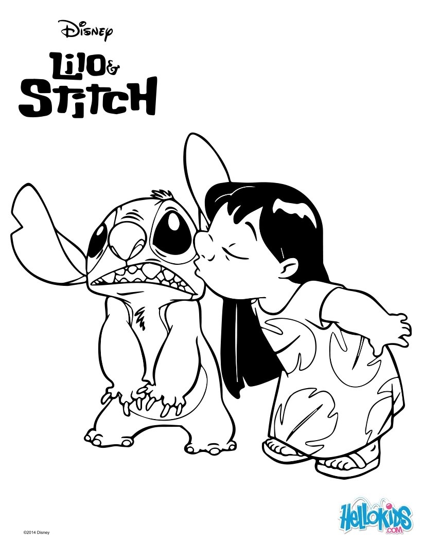 lilo stitch coloring pages