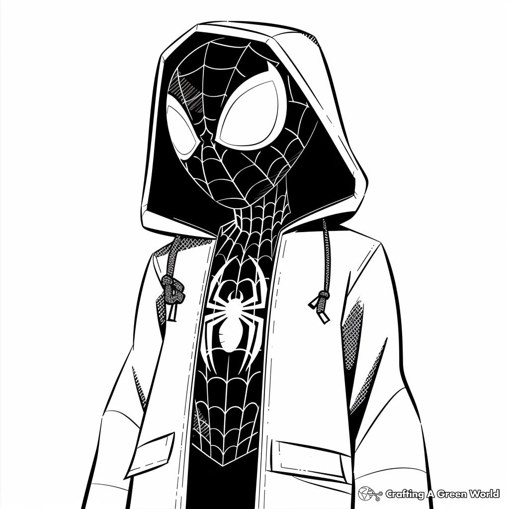 miles morales color pages