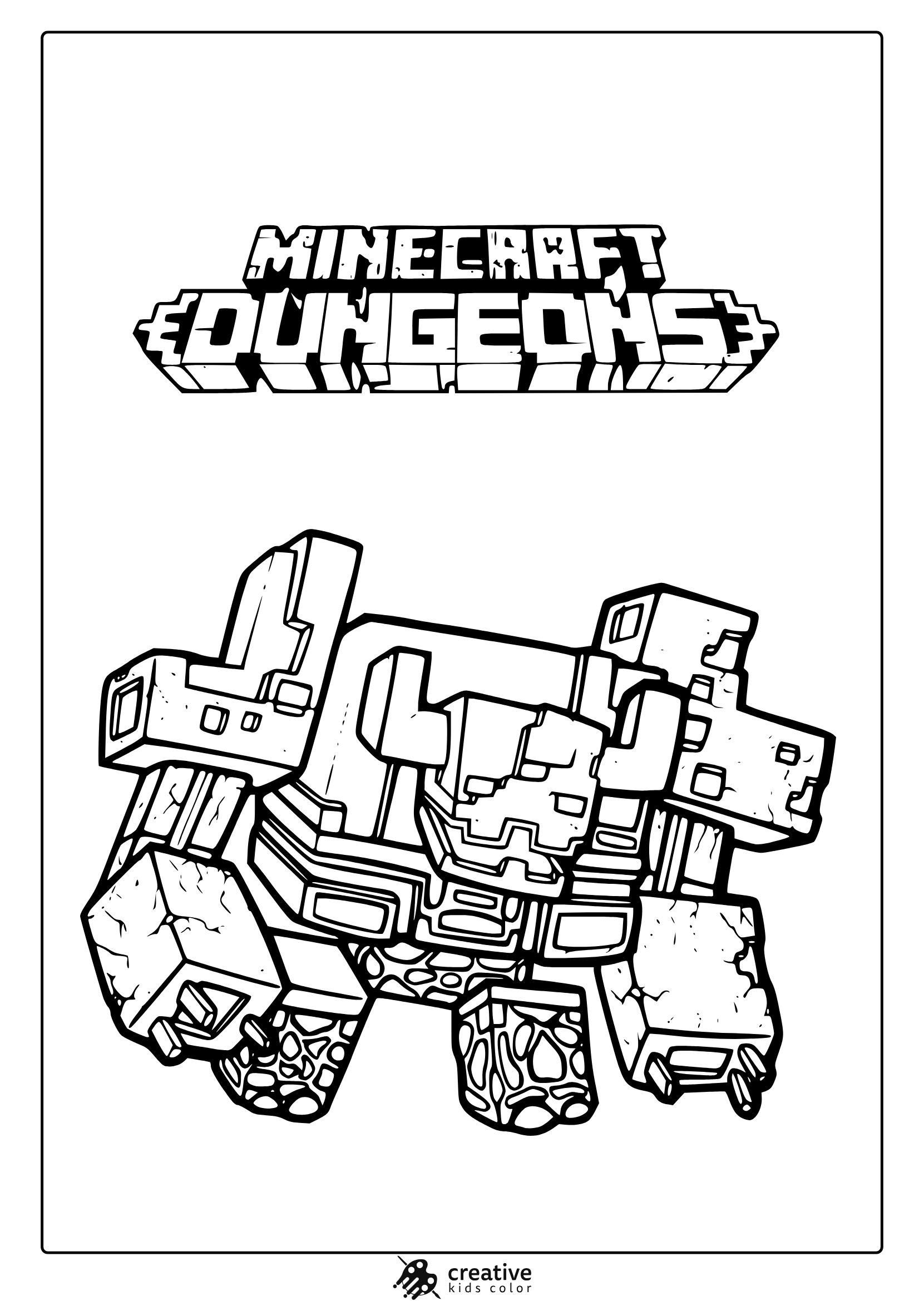 printable coloring pages minecraft