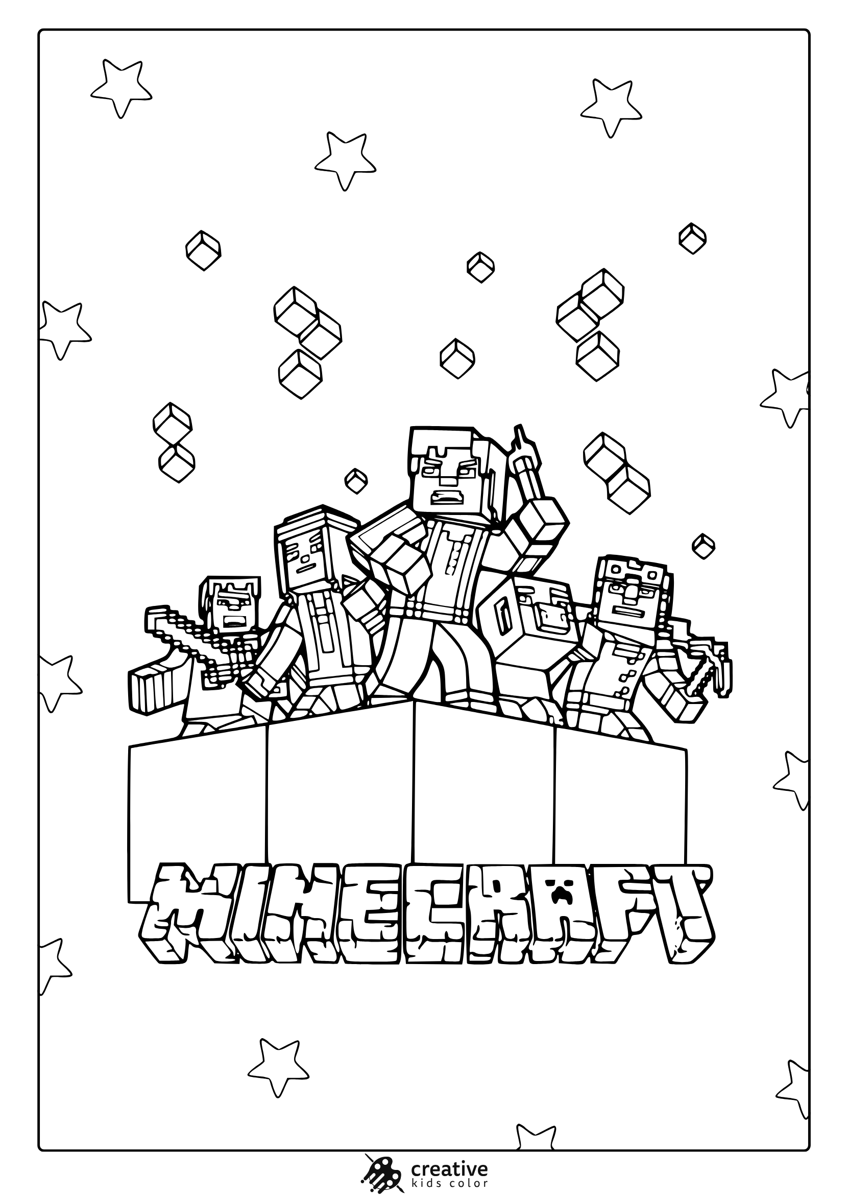 minecraft movie coloring pages