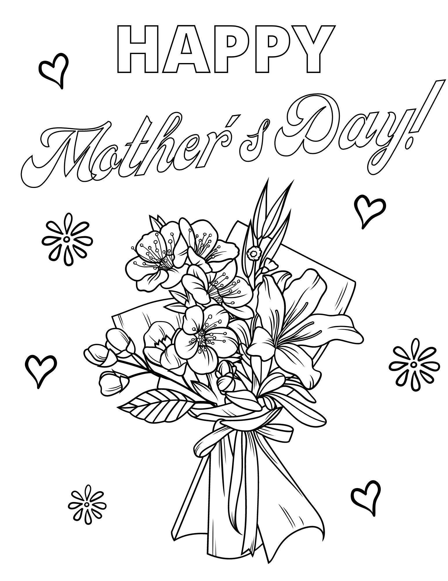 Mother s Day Coloring Page Mother s Day Printables Mother s Day Sheets Mother s Day Coloring Book For Kids Happy Mother s Day Coloring Etsy Australia