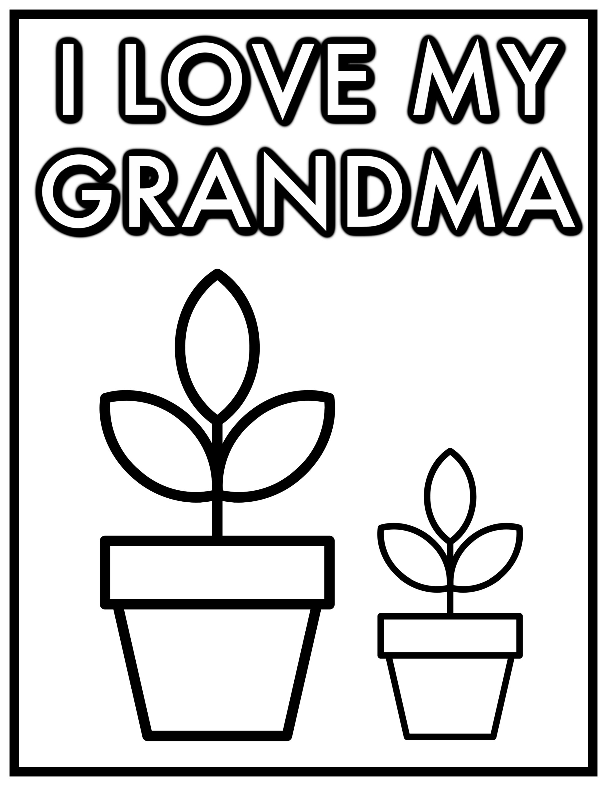 colouring pages for mother's day