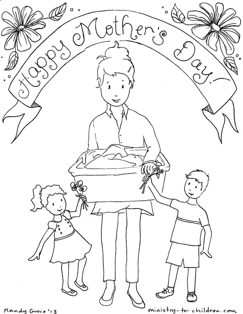 Mother s Day Coloring Pages Free Printable PDF Coloring Book For Mothers Day