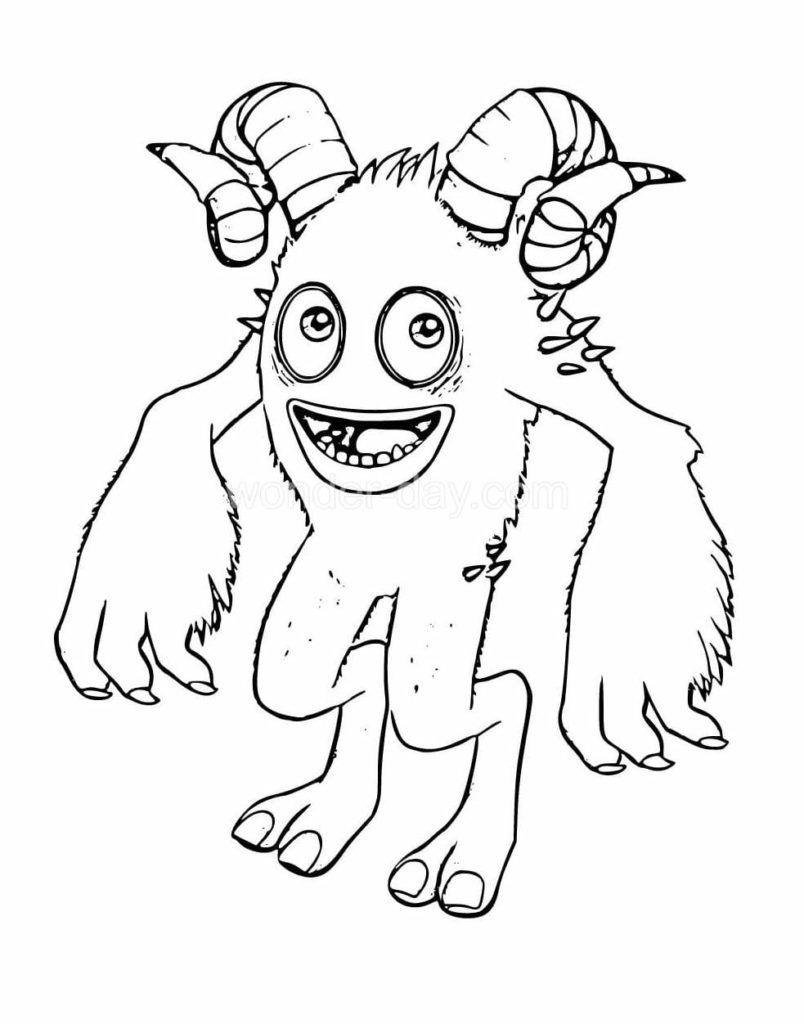 My Singing Monsters Coloring Pages WONDER DAY Coloring Pages For Children And Adults