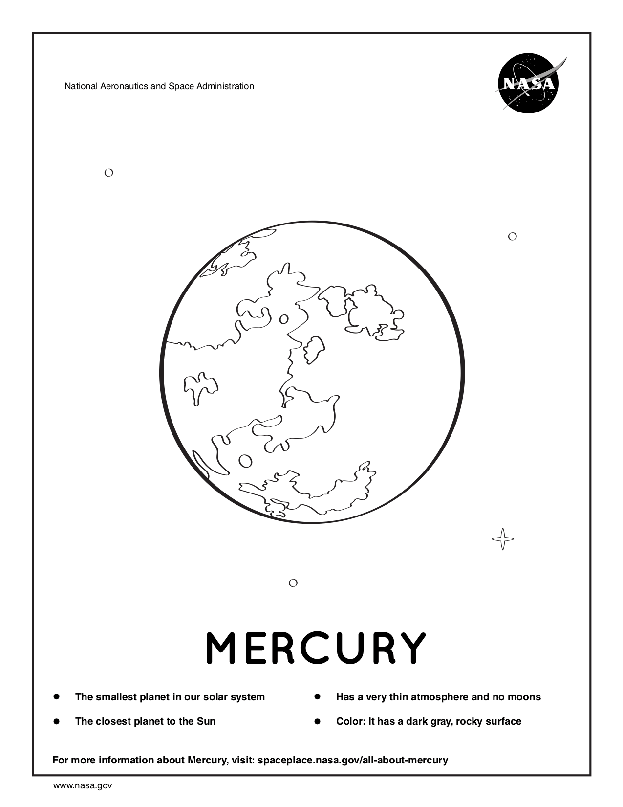 solar system color sheet