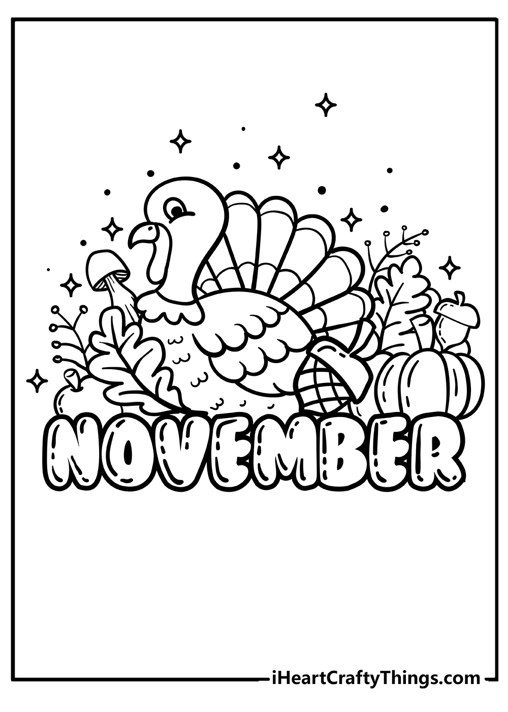 coloring pages for november