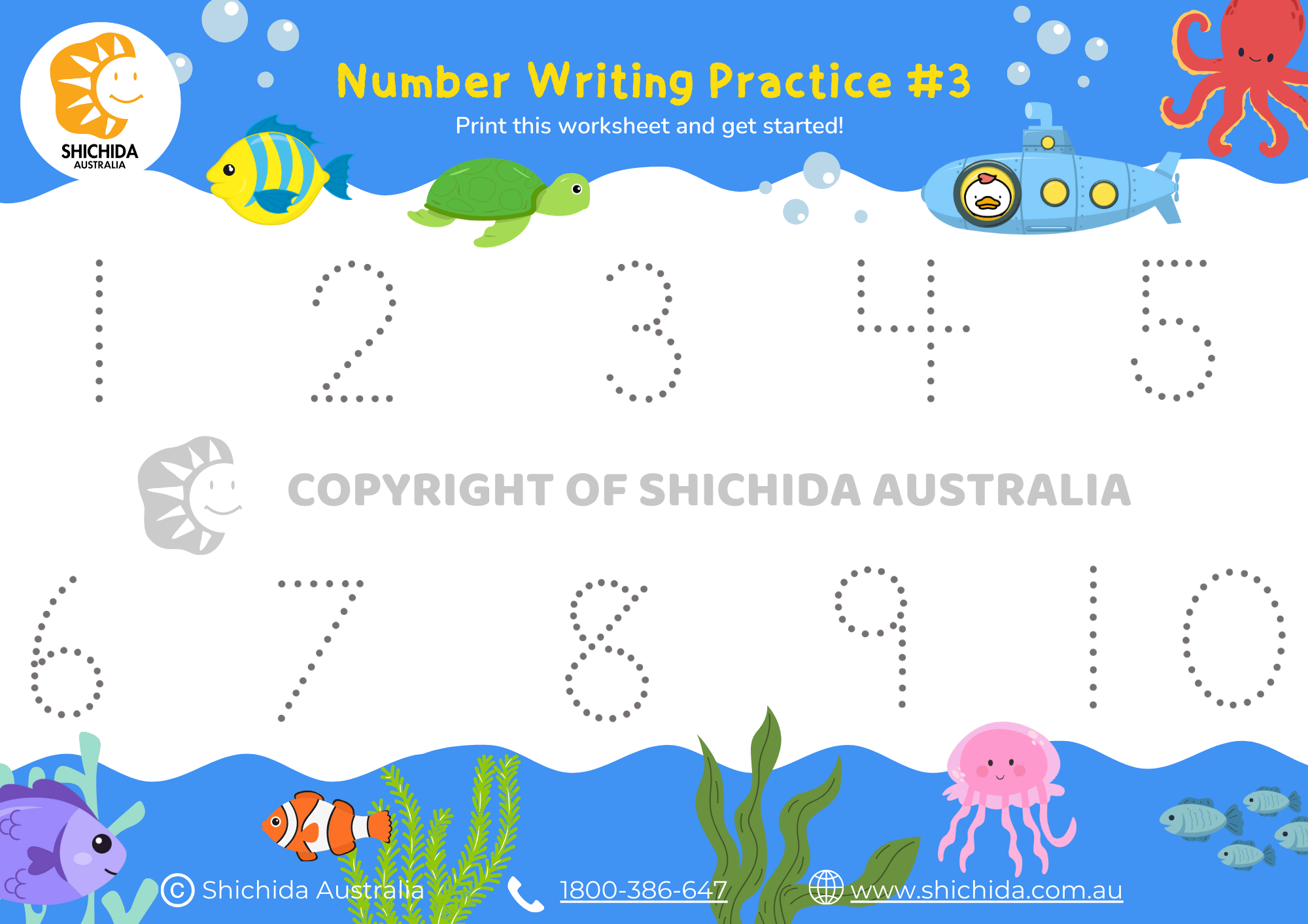 printable number writing worksheets