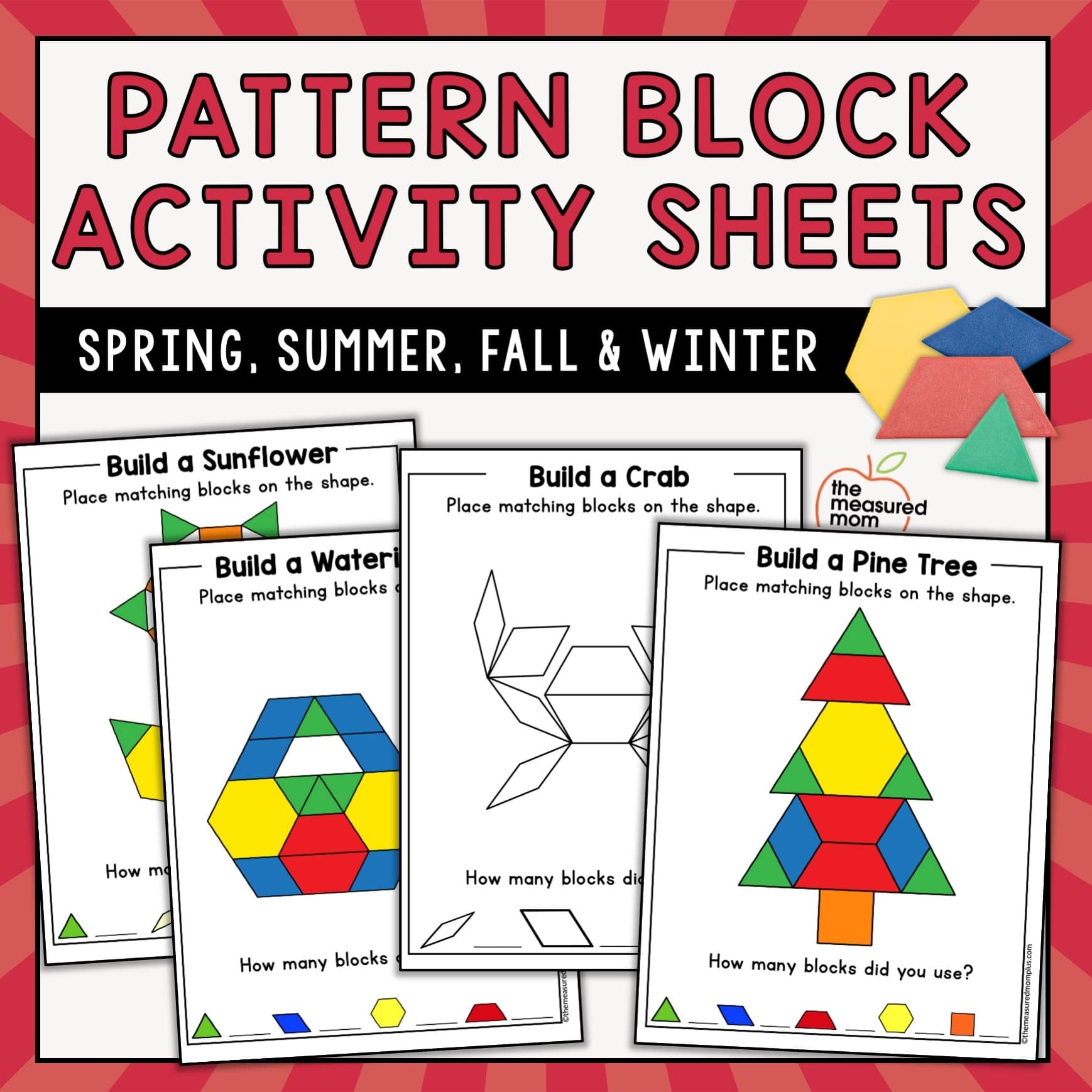 printable pattern block worksheets