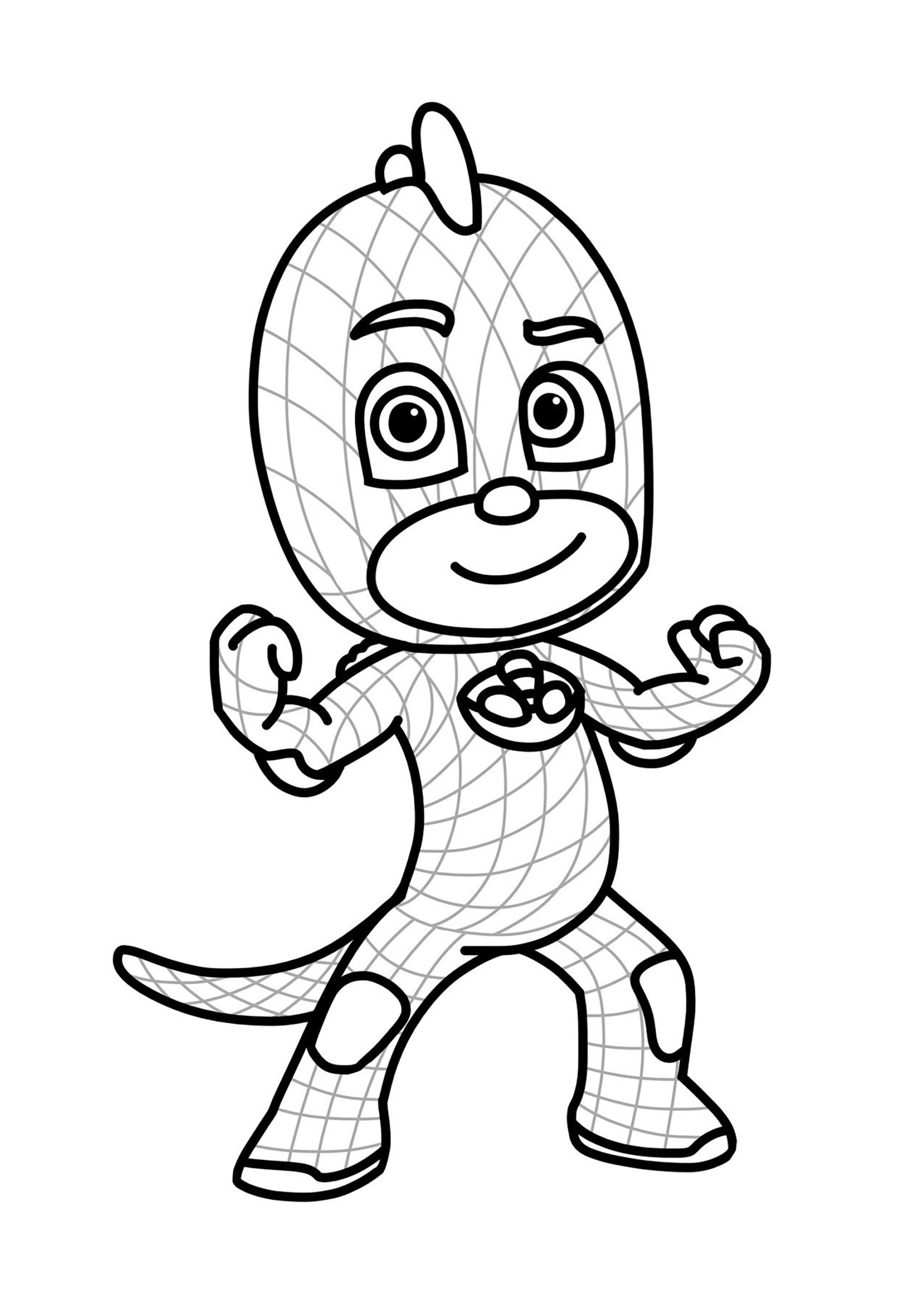 pj mask coloring pages