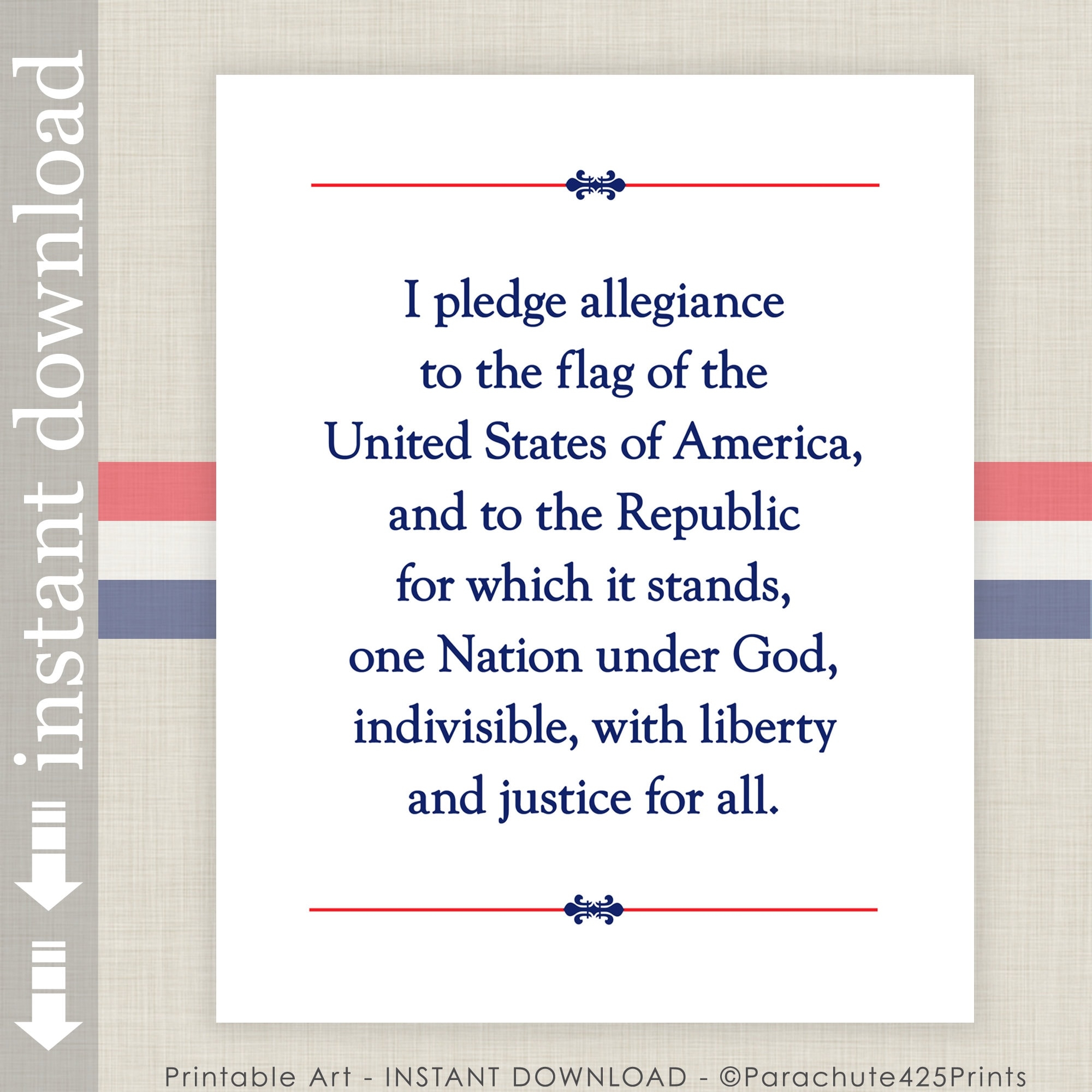 pledge of allegiance words