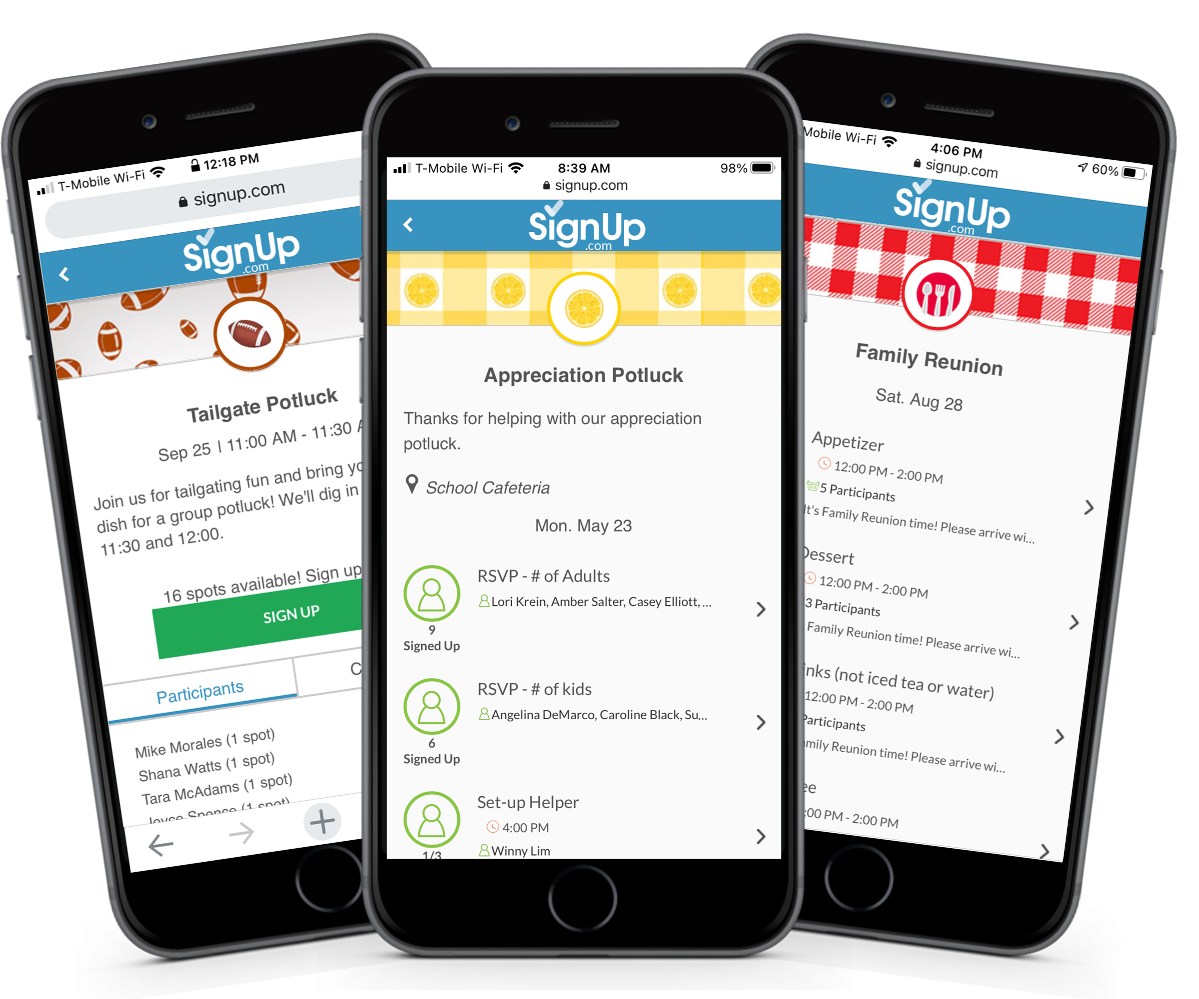 Potluck Planning Time Saving Tips And Reminders SignUp