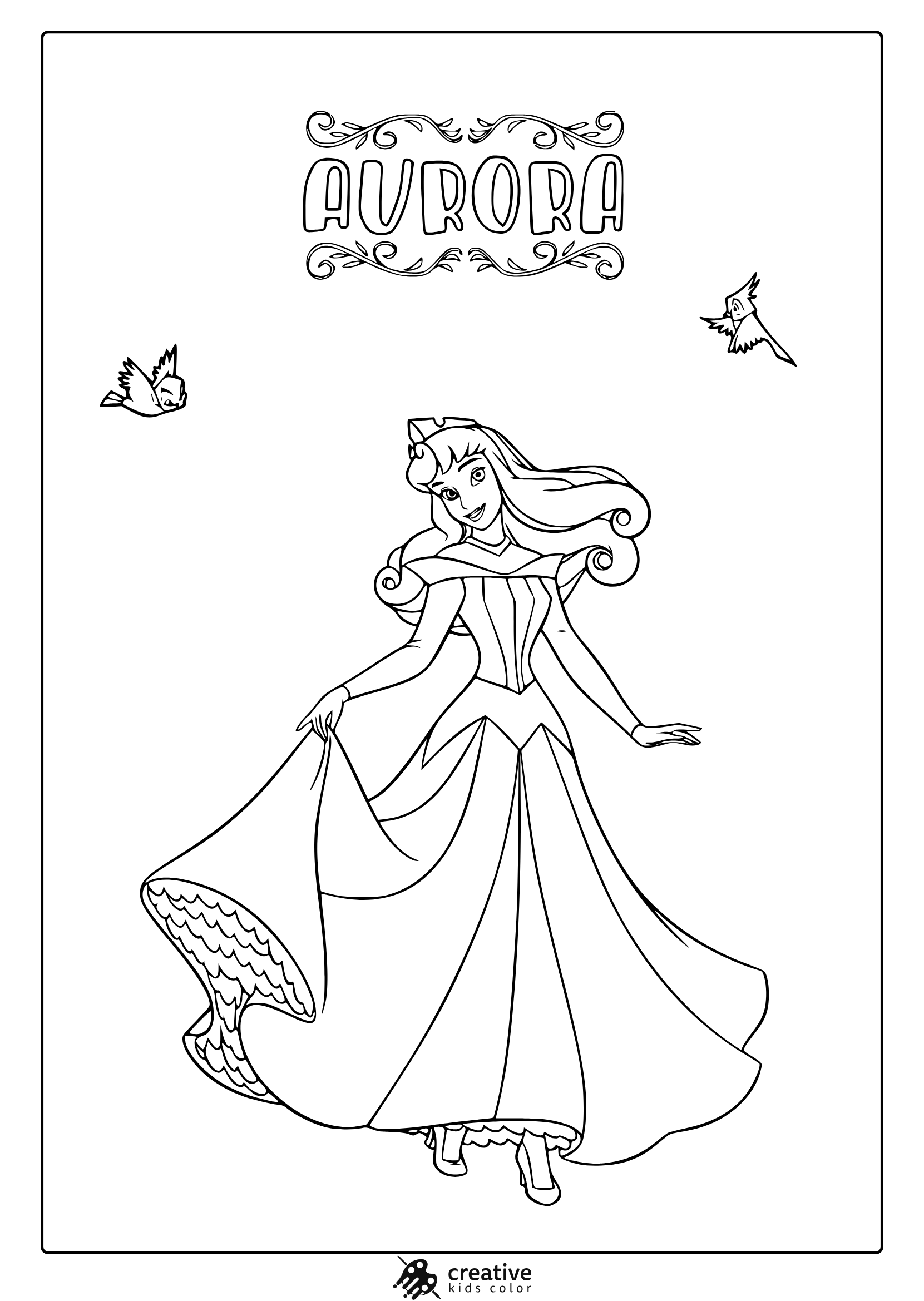 Princess Coloring Pages 25 Free Printable PDF 