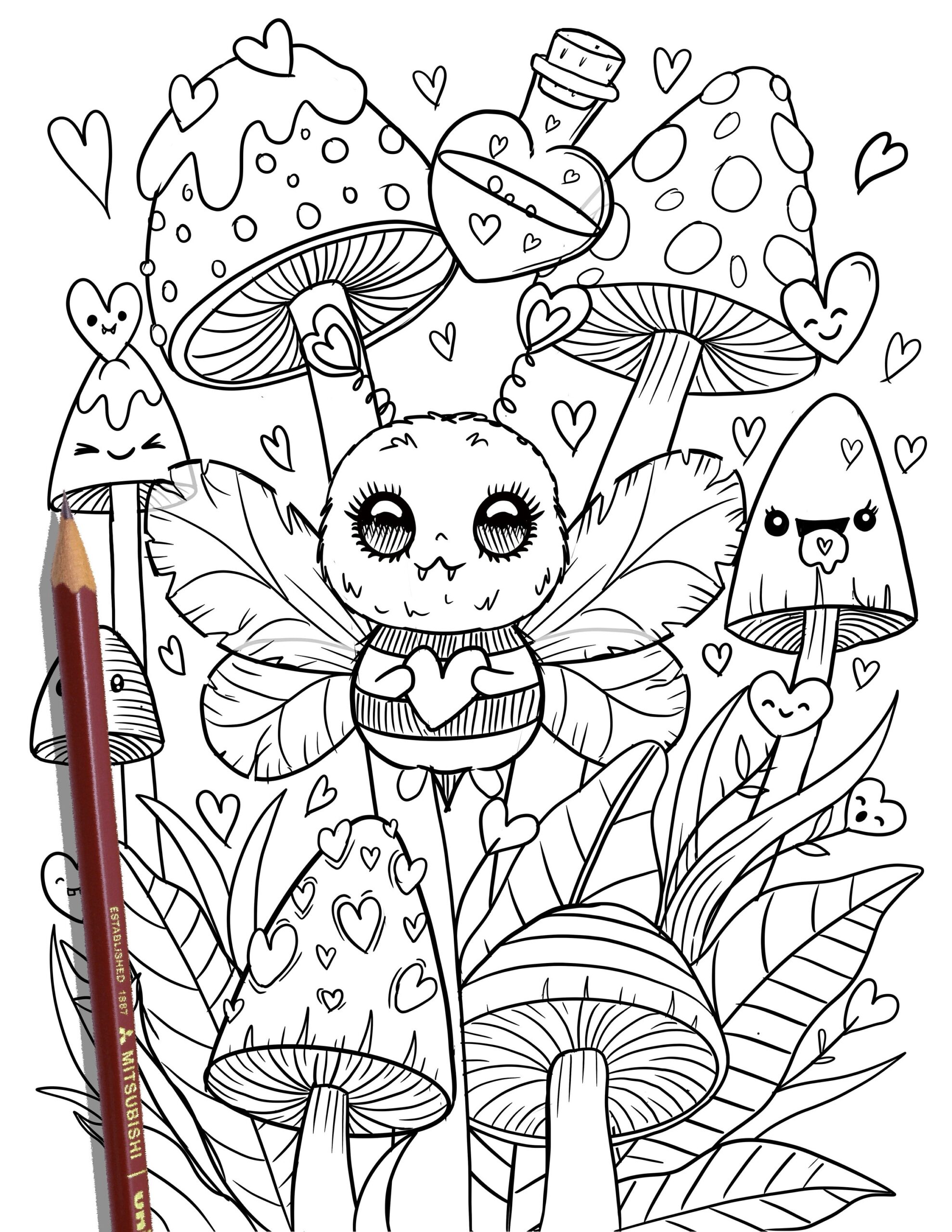 cute coloring pages for adults