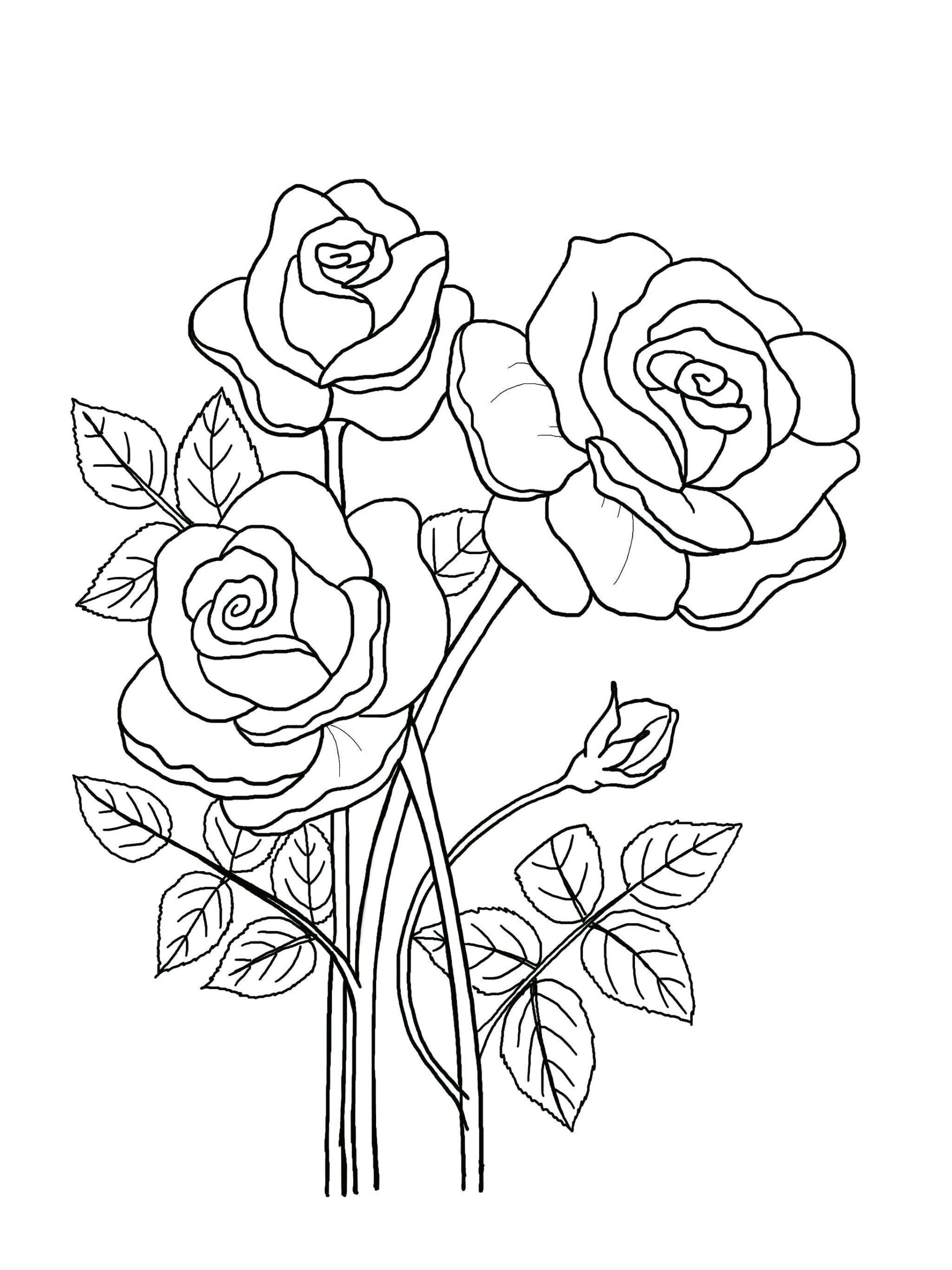 coloring pages of flowers
