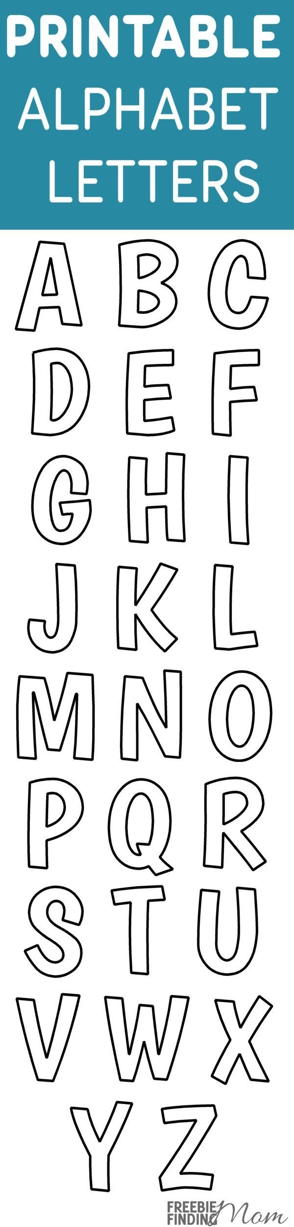printable alphabet letters free