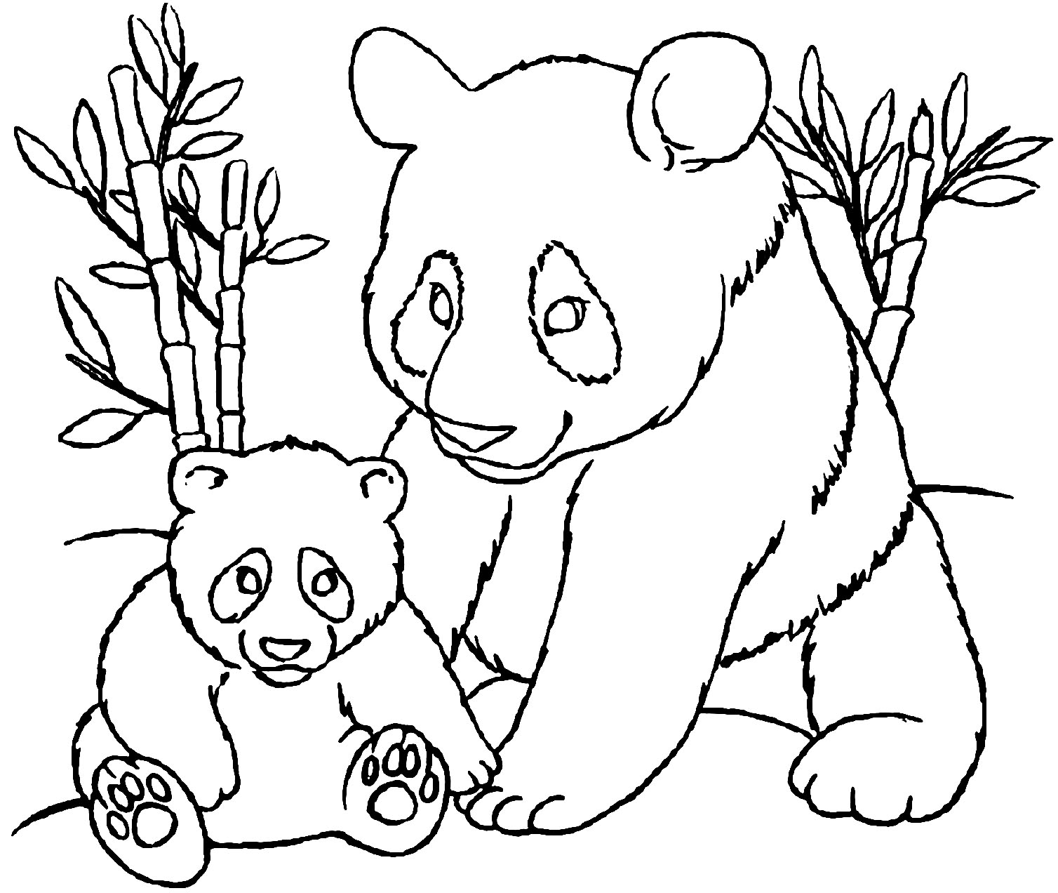 Printable Panda Coloring Page For Kids Panda Coloring Pages