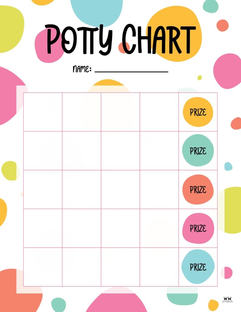 printable potty training charts