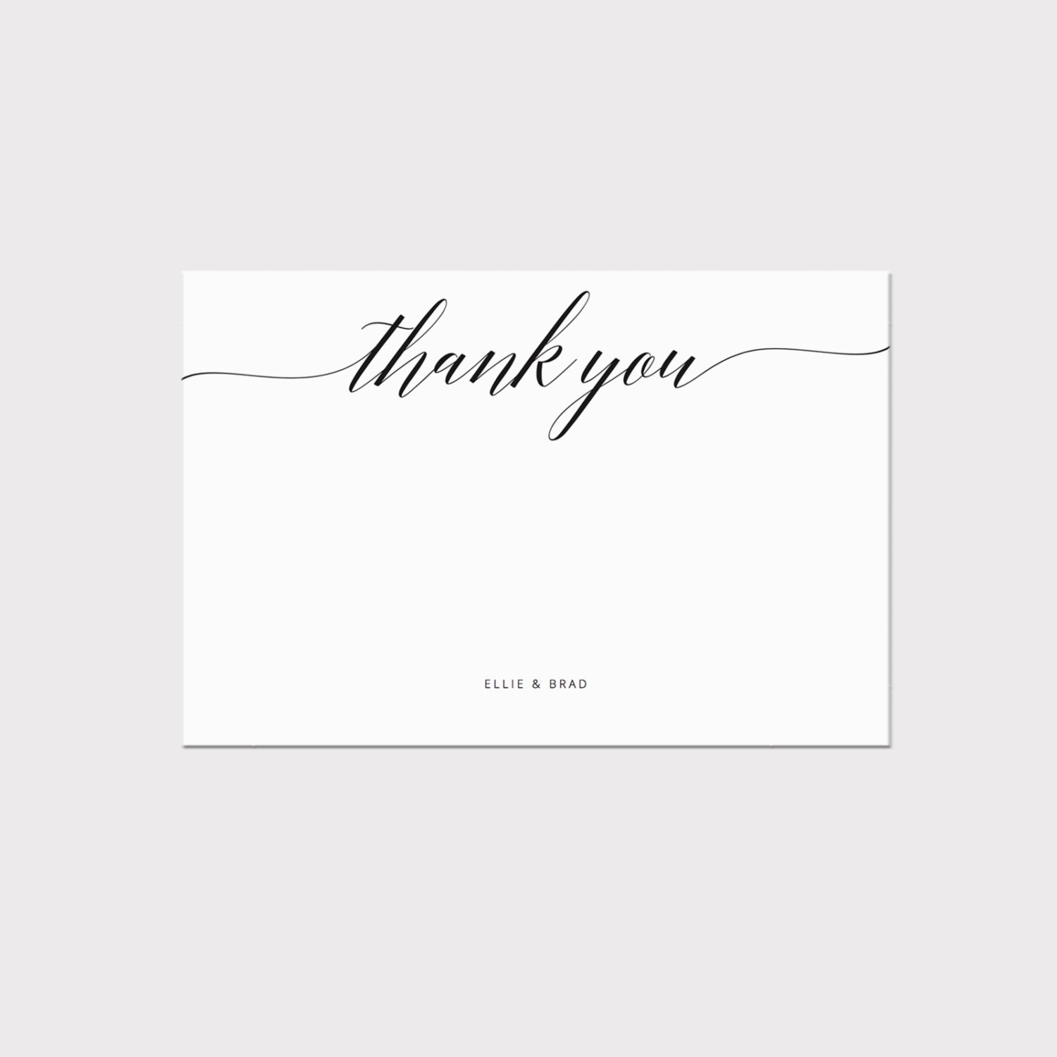 thank you card print