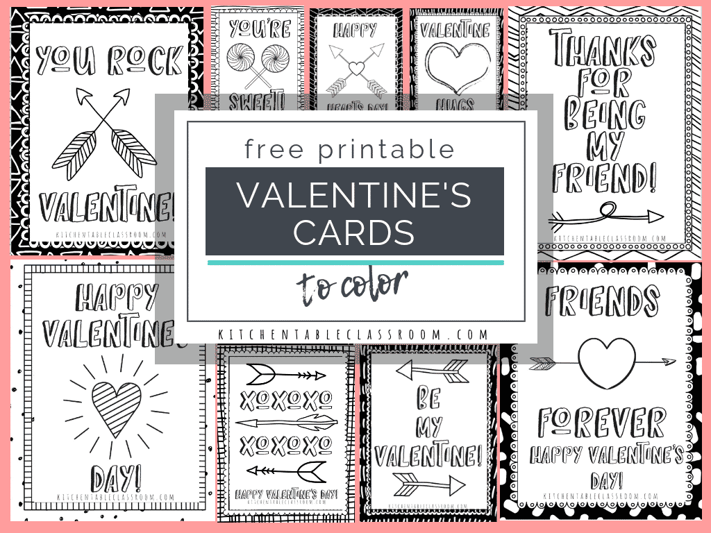 free valentine cards to print