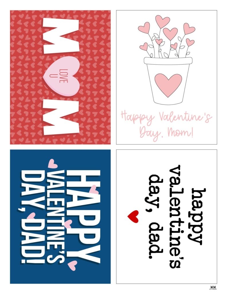 Printable Valentine s Day Cards 250 Free Printables Printabulls