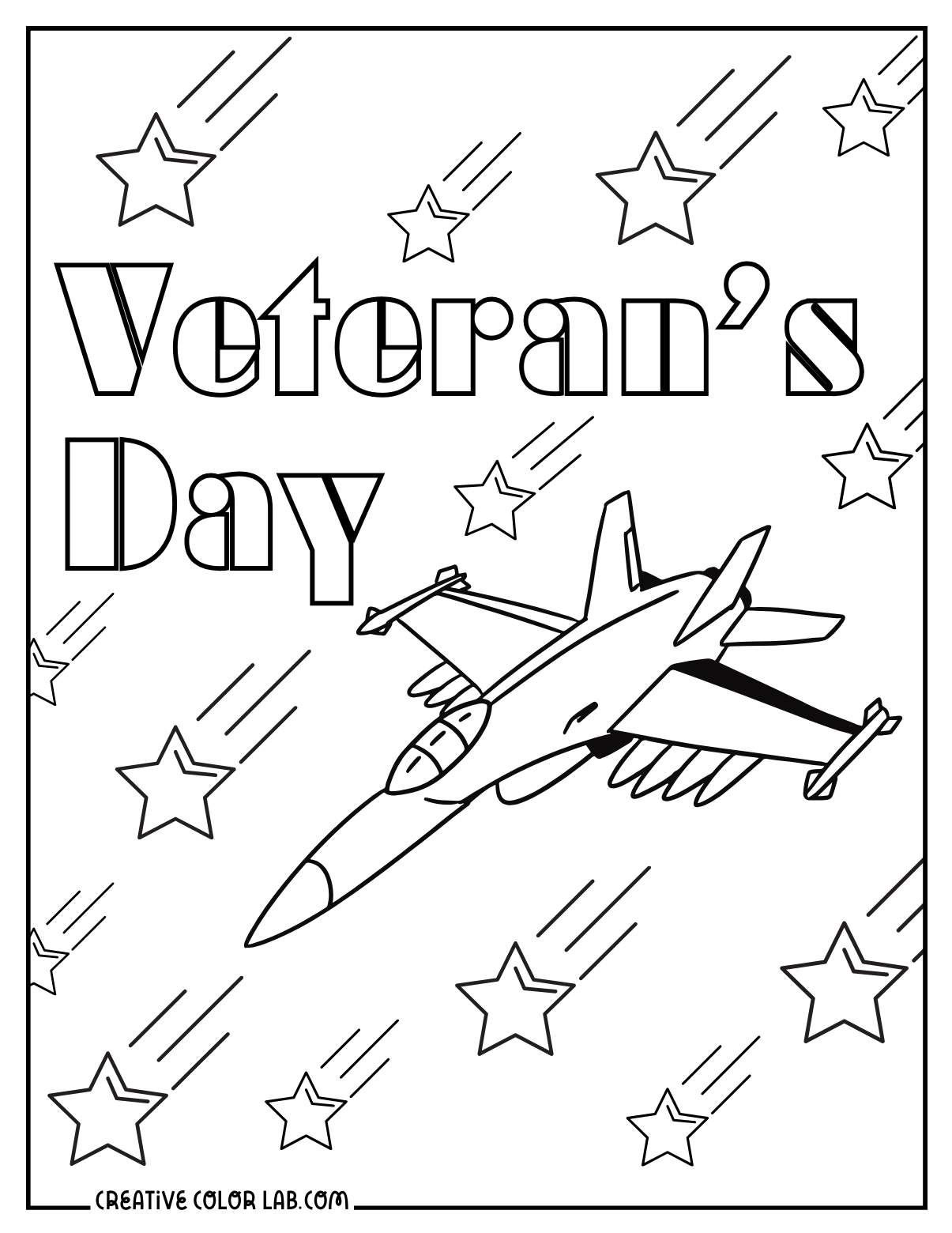 veterans day coloring sheets