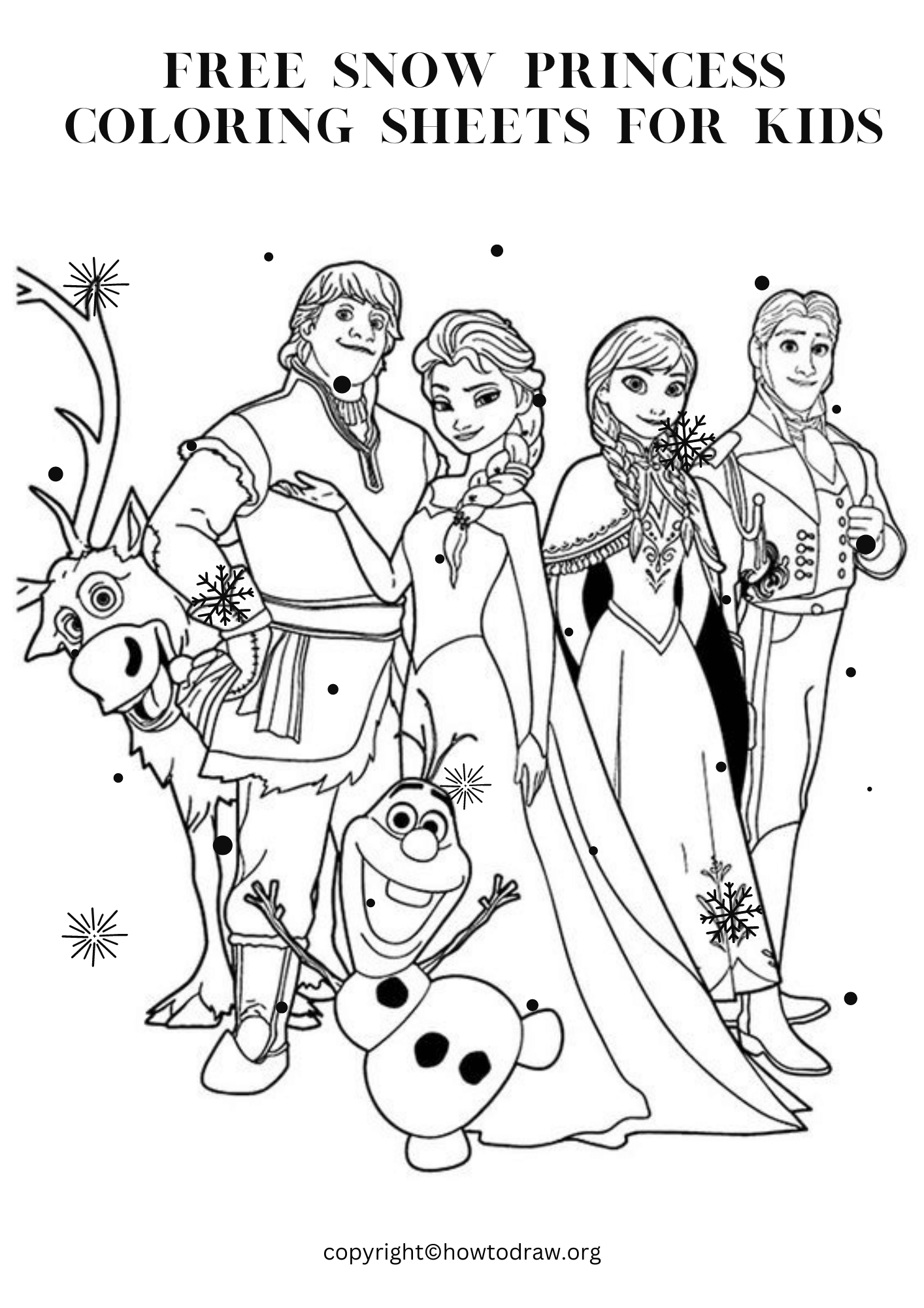 free princess coloring sheets