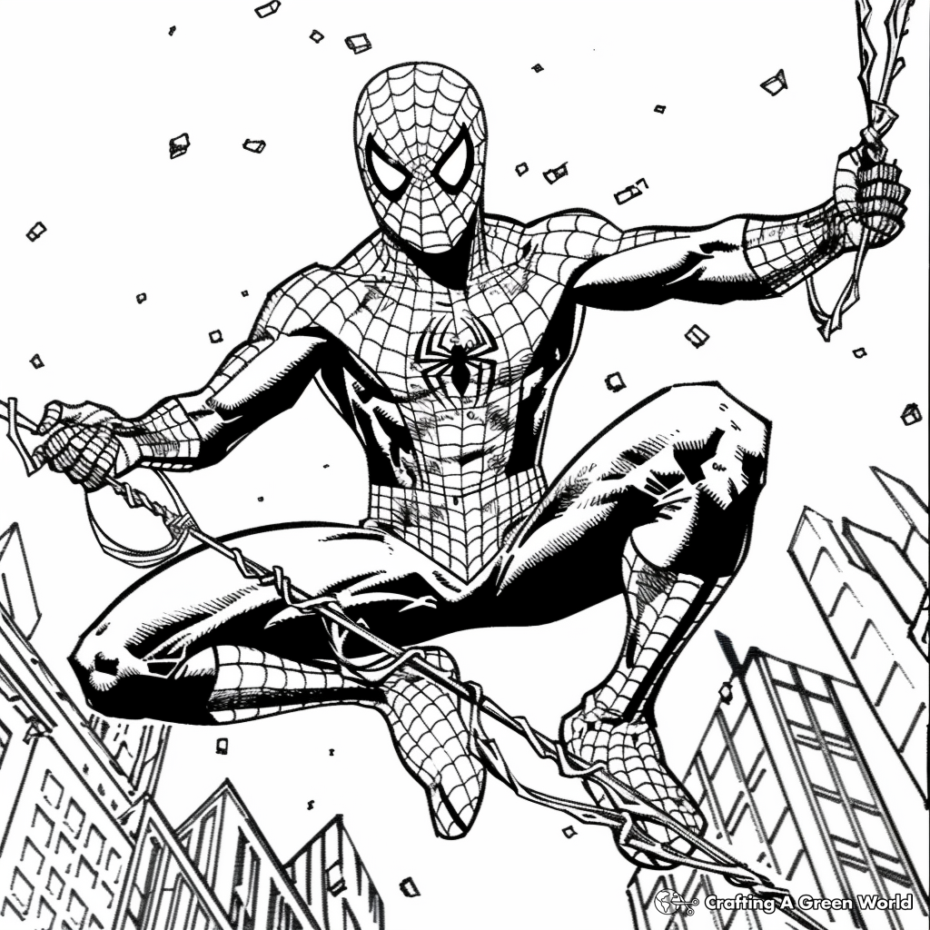 spider man coloring sheets