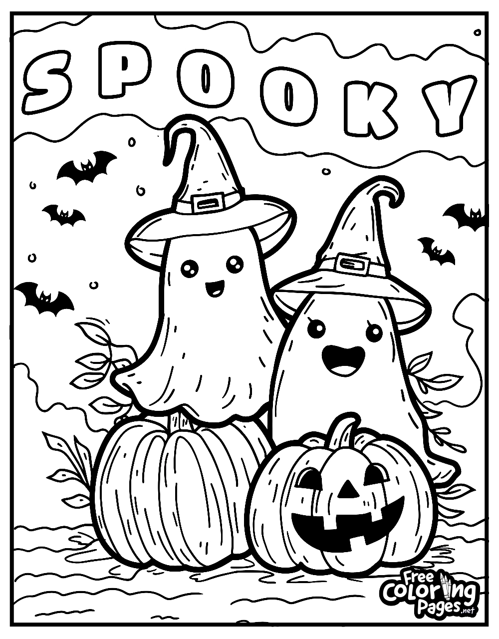 free halloween coloring sheets printable