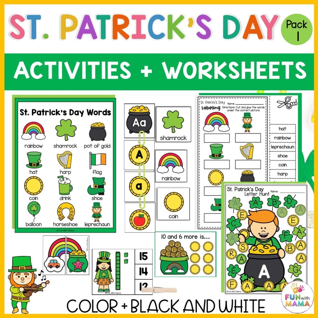 St Patrick s Day Coloring Pages And Activities Fun With Mama St Patrick s Day Coloring Pages And Activities Fun With Mama