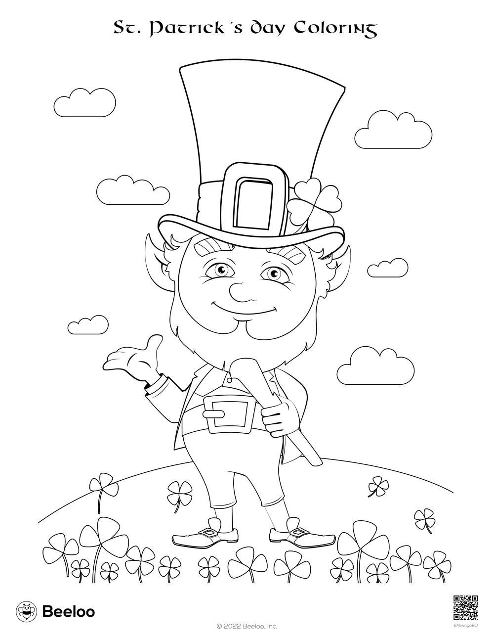 st patrick's day coloring pages