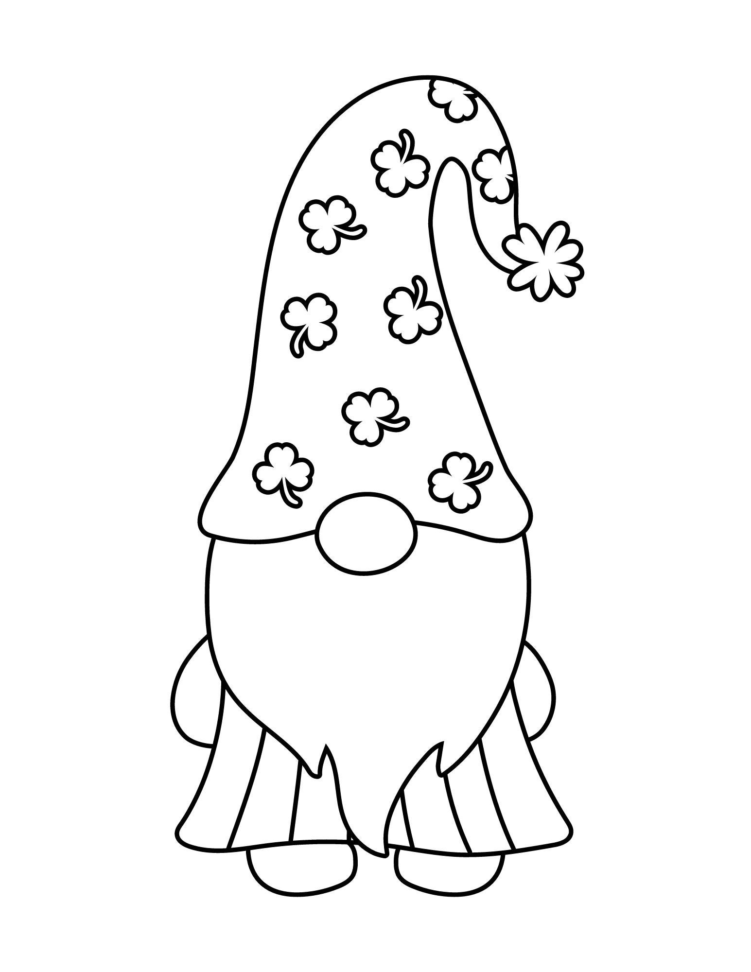 coloring pages of gnomes