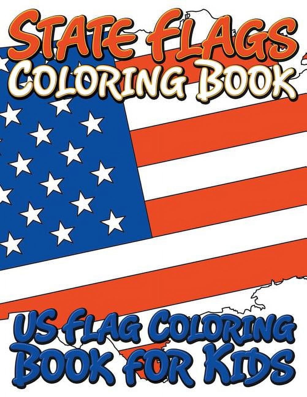 us flag coloring book