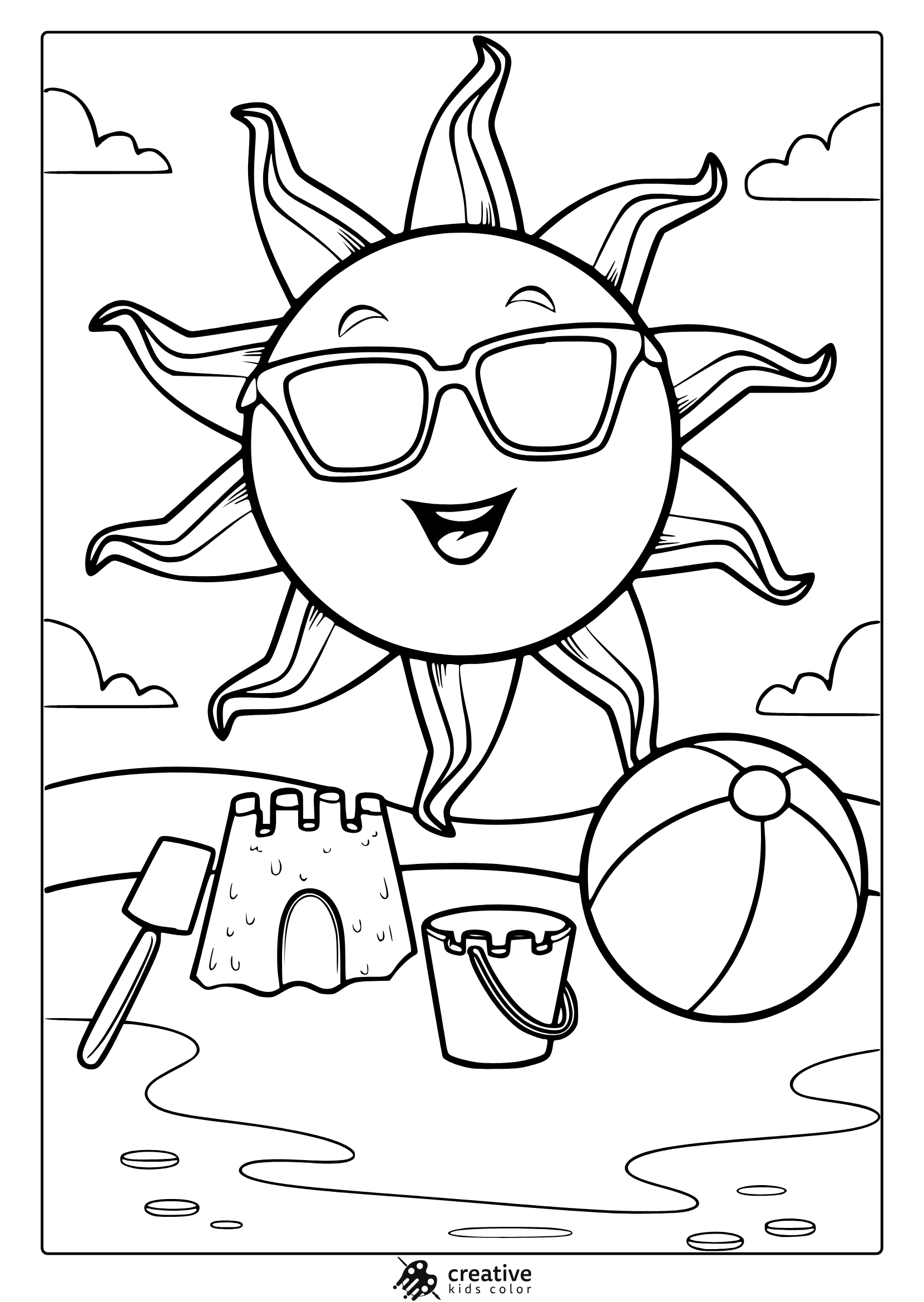 Summer Coloring Pages 20 Free Printable PDF 