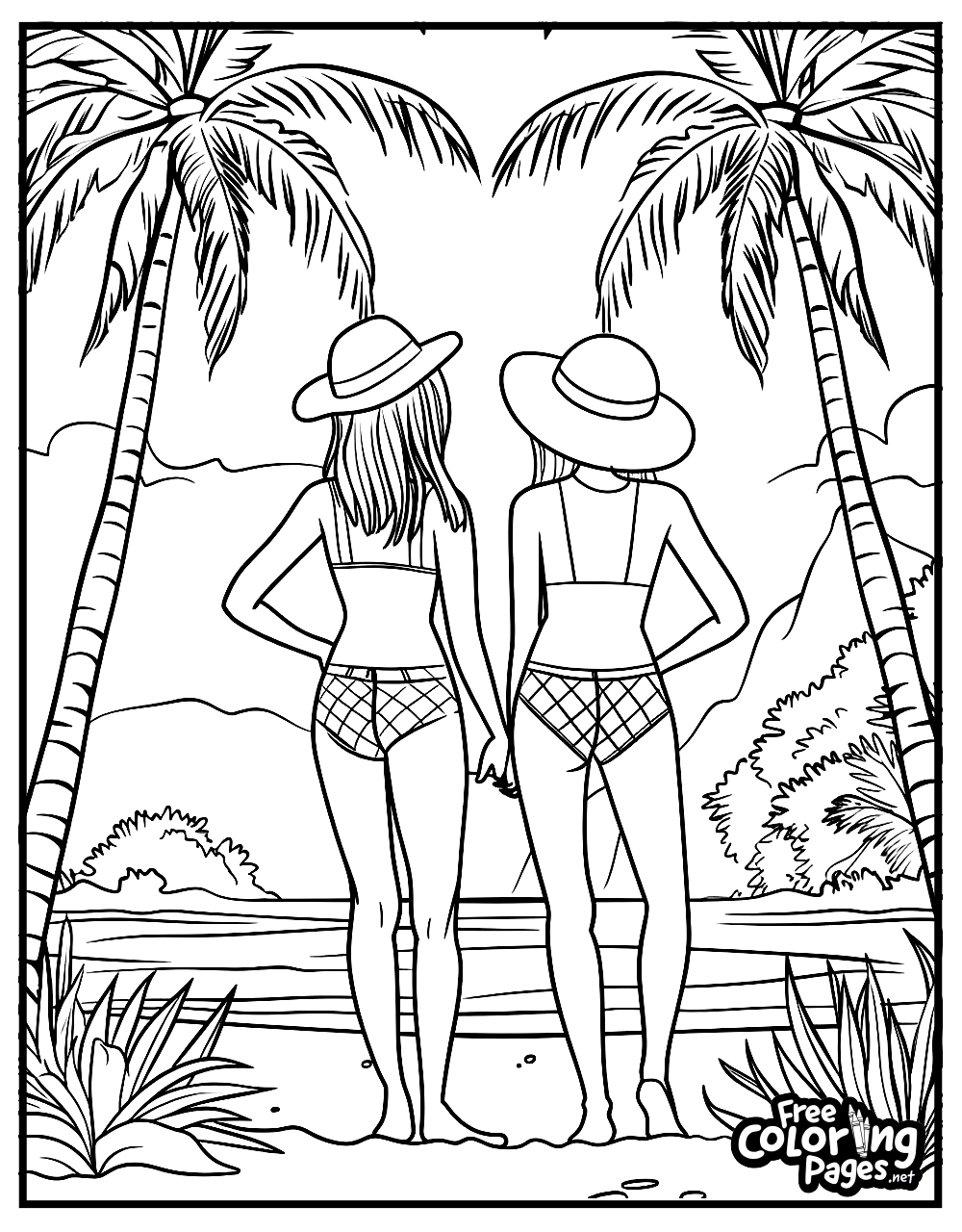 Summer Coloring Pages Free Coloring Pages