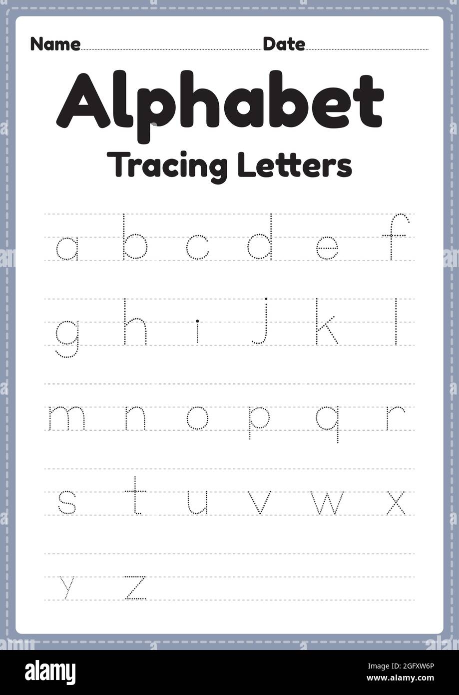 letter tracing worksheets printable
