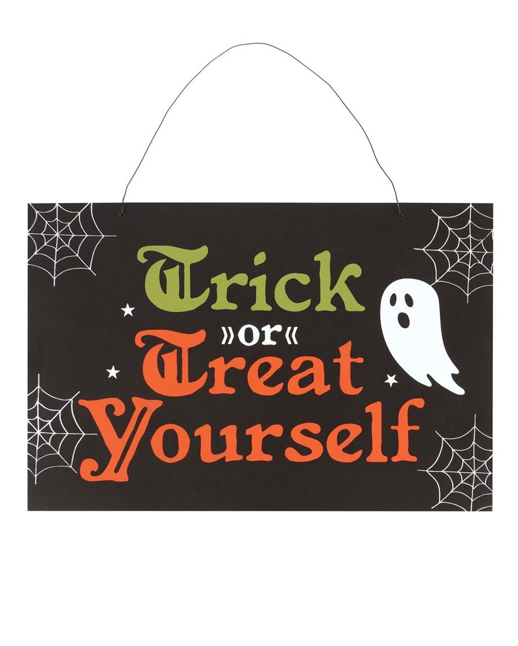 Trick Or Treat Yourself Schild 20x30cm T rdeko Horror Shop