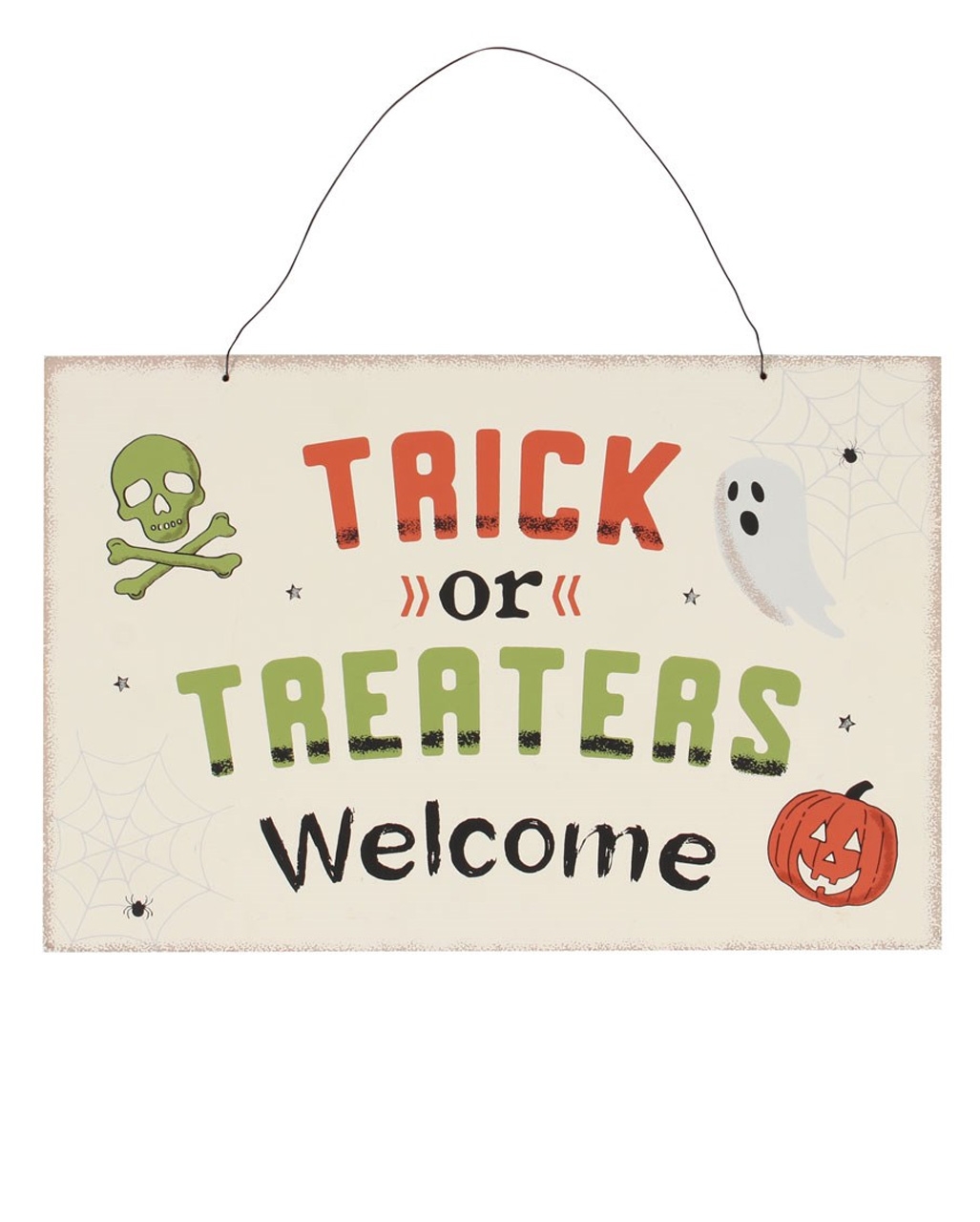 trick or treat sign