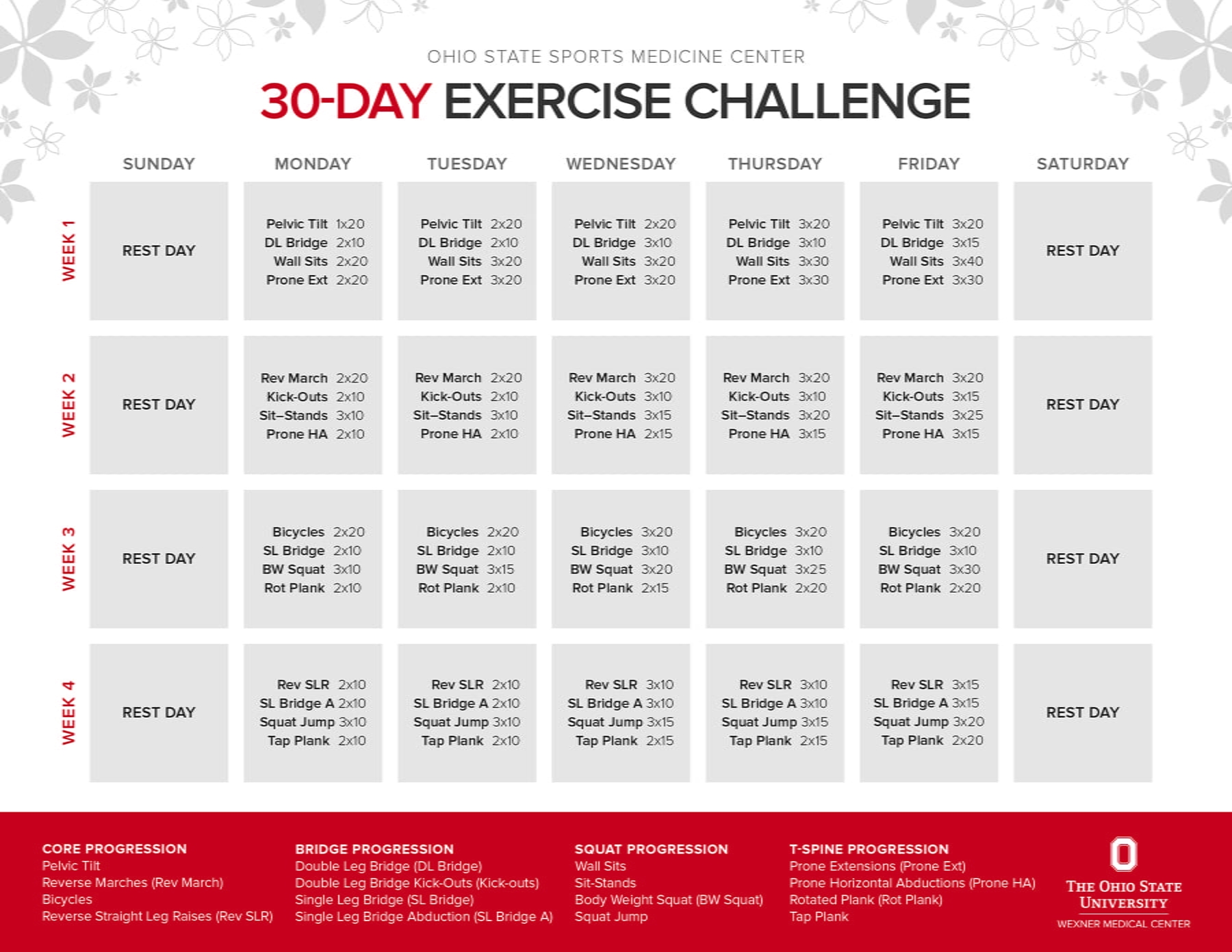 Try Our 30 day Exercise Challenge